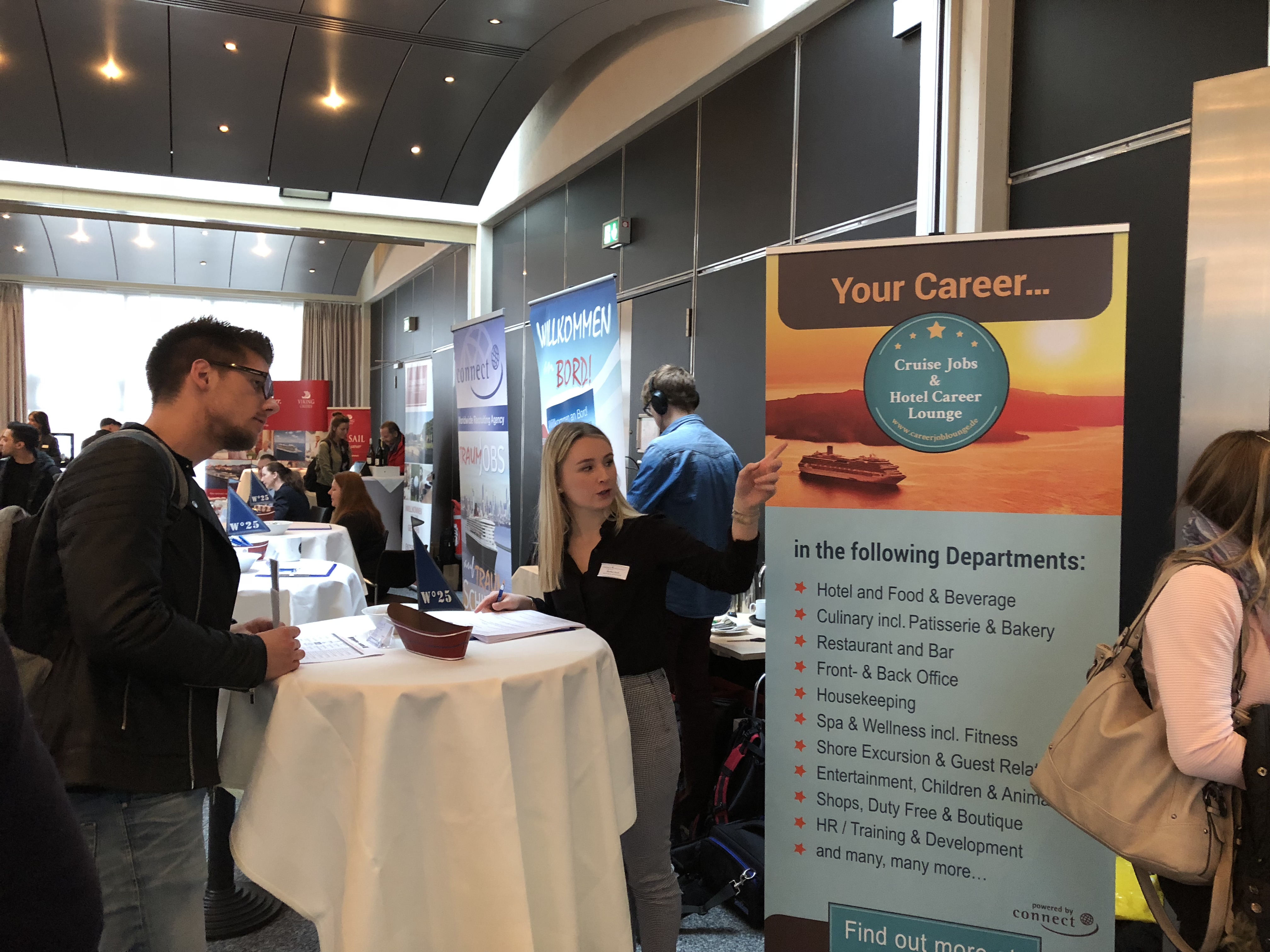 Der Stand von Connect Recruiting Agengy